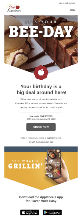 birthday email automation
